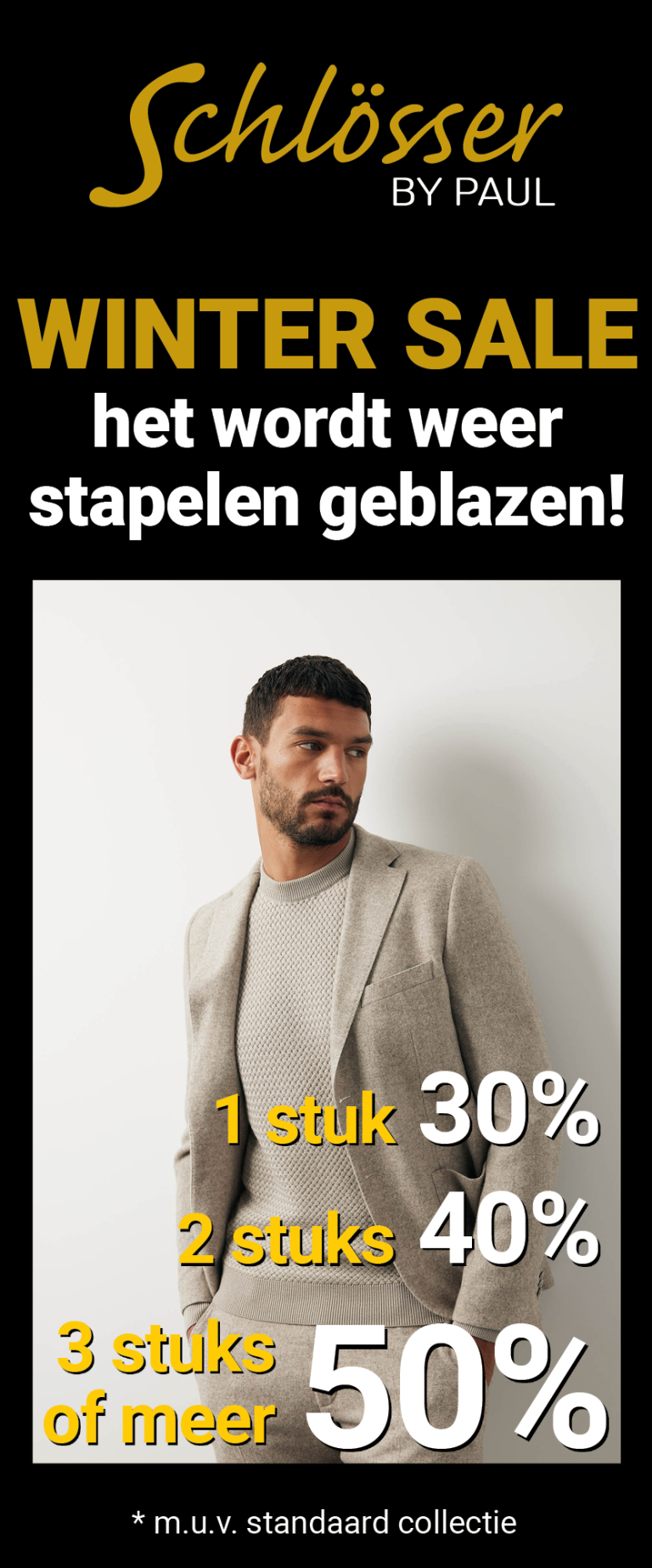 Wintersale stapelkorting